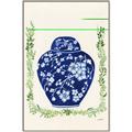Picture of Blue vase I  _GroupedProduct_Rectangle_Portrait_Canvas_Framed_