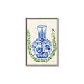 Picture of Blue vase II _GroupedProduct_Rectangle_Portrait_Canvas_Framed_