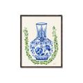 Picture of Blue vase II _GroupedProduct_Rectangle_Portrait_Canvas_Framed_