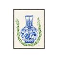 Picture of Blue vase II _GroupedProduct_Rectangle_Portrait_Canvas_Framed_