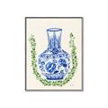 Picture of Blue vase II _GroupedProduct_Rectangle_Portrait_Canvas_Framed_