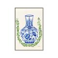 Picture of Blue vase II _GroupedProduct_Rectangle_Portrait_Canvas_Framed_