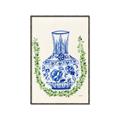 Picture of Blue vase II _GroupedProduct_Rectangle_Portrait_Canvas_Framed_