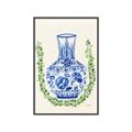 Picture of Blue vase II _GroupedProduct_Rectangle_Portrait_Canvas_Framed_