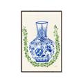 Picture of Blue vase II _GroupedProduct_Rectangle_Portrait_Canvas_Framed_