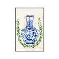 Picture of Blue vase II _GroupedProduct_Rectangle_Portrait_Canvas_Framed_