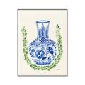 Picture of Blue vase II _GroupedProduct_Rectangle_Portrait_Canvas_Framed_