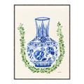 Picture of Blue vase II _GroupedProduct_Rectangle_Portrait_Canvas_Framed_