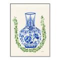 Picture of Blue vase II _GroupedProduct_Rectangle_Portrait_Canvas_Framed_