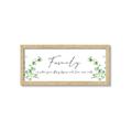 Picture of Story begins with Family _GroupedProduct_Panel_Landscape_Framed_Matted_