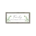 Picture of Story begins with Family _GroupedProduct_Panel_Landscape_Framed_Matted_