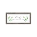 Picture of Story begins with Family _GroupedProduct_Panel_Landscape_Framed_Matted_
