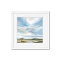Picture of Cloudy sky landscape _GroupedProduct_Square_Framed_Matted_