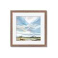 Picture of Cloudy sky landscape _GroupedProduct_Square_Framed_Matted_