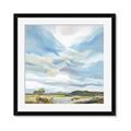 Picture of Cloudy sky landscape _GroupedProduct_Square_Framed_Matted_