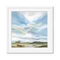 Picture of Cloudy sky landscape _GroupedProduct_Square_Framed_Matted_