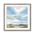 Picture of Cloudy sky landscape _GroupedProduct_Square_Framed_Matted_