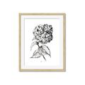 Picture of Flowers and leaves II _GroupedProduct_Rectangle_Portrait_Framed_Matted_