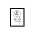 Picture of Flowers and leaves (Foil) _GroupedProduct_Rectangle_Portrait_Framed_Matted_