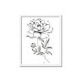 Picture of Flowers and leaves (Foil) _GroupedProduct_Rectangle_Portrait_Framed_Matted_