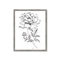 Picture of Flowers and leaves (Foil) _GroupedProduct_Rectangle_Portrait_Framed_Matted_