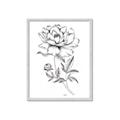 Picture of Flowers and leaves (Foil) _GroupedProduct_Rectangle_Portrait_Framed_Matted_
