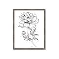 Picture of Flowers and leaves (Foil) _GroupedProduct_Rectangle_Portrait_Framed_Matted_