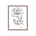 Picture of Flowers and leaves (Foil) _GroupedProduct_Rectangle_Portrait_Framed_Matted_