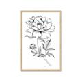 Picture of Flowers and leaves (Foil) _GroupedProduct_Rectangle_Portrait_Framed_Matted_