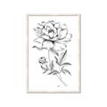 Picture of Flowers and leaves (Foil) _GroupedProduct_Rectangle_Portrait_Framed_Matted_
