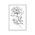Picture of Flowers and leaves (Foil) _GroupedProduct_Rectangle_Portrait_Framed_Matted_