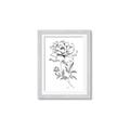Picture of Flowers and leaves (Foil) _GroupedProduct_Rectangle_Portrait_Framed_Matted_