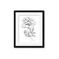 Picture of Flowers and leaves (Foil) _GroupedProduct_Rectangle_Portrait_Framed_Matted_