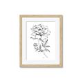 Picture of Flowers and leaves (Foil) _GroupedProduct_Rectangle_Portrait_Framed_Matted_