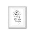 Picture of Flowers and leaves (Foil) _GroupedProduct_Rectangle_Portrait_Framed_Matted_