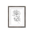 Picture of Flowers and leaves (Foil) _GroupedProduct_Rectangle_Portrait_Framed_Matted_