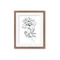 Picture of Flowers and leaves (Foil) _GroupedProduct_Rectangle_Portrait_Framed_Matted_