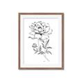 Picture of Flowers and leaves (Foil) _GroupedProduct_Rectangle_Portrait_Framed_Matted_
