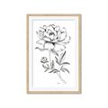 Picture of Flowers and leaves (Foil) _GroupedProduct_Rectangle_Portrait_Framed_Matted_