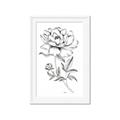 Picture of Flowers and leaves (Foil) _GroupedProduct_Rectangle_Portrait_Framed_Matted_