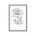 Picture of Flowers and leaves (Foil) _GroupedProduct_Rectangle_Portrait_Framed_Matted_