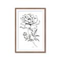 Picture of Flowers and leaves (Foil) _GroupedProduct_Rectangle_Portrait_Framed_Matted_