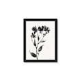Picture of Black flower II (Ink border black ) _GroupedProduct_Rectangle_Portrait_Framed_Matted_