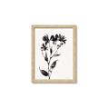 Picture of Black flower II (Ink border black ) _GroupedProduct_Rectangle_Portrait_Framed_Matted_