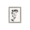 Picture of Black flower II (Ink border black ) _GroupedProduct_Rectangle_Portrait_Framed_Matted_
