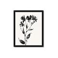 Picture of Black flower II (Ink border black ) _GroupedProduct_Rectangle_Portrait_Framed_Matted_