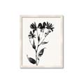 Picture of Black flower II (Ink border black ) _GroupedProduct_Rectangle_Portrait_Framed_Matted_