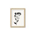 Picture of Black flower II (Ink border black ) _GroupedProduct_Rectangle_Portrait_Framed_Matted_