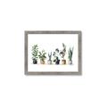 Picture of Pots with plants _GroupedProduct_Rectangle_Landscape_Framed_Matted_