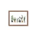 Picture of Pots with plants _GroupedProduct_Rectangle_Landscape_Framed_Matted_
